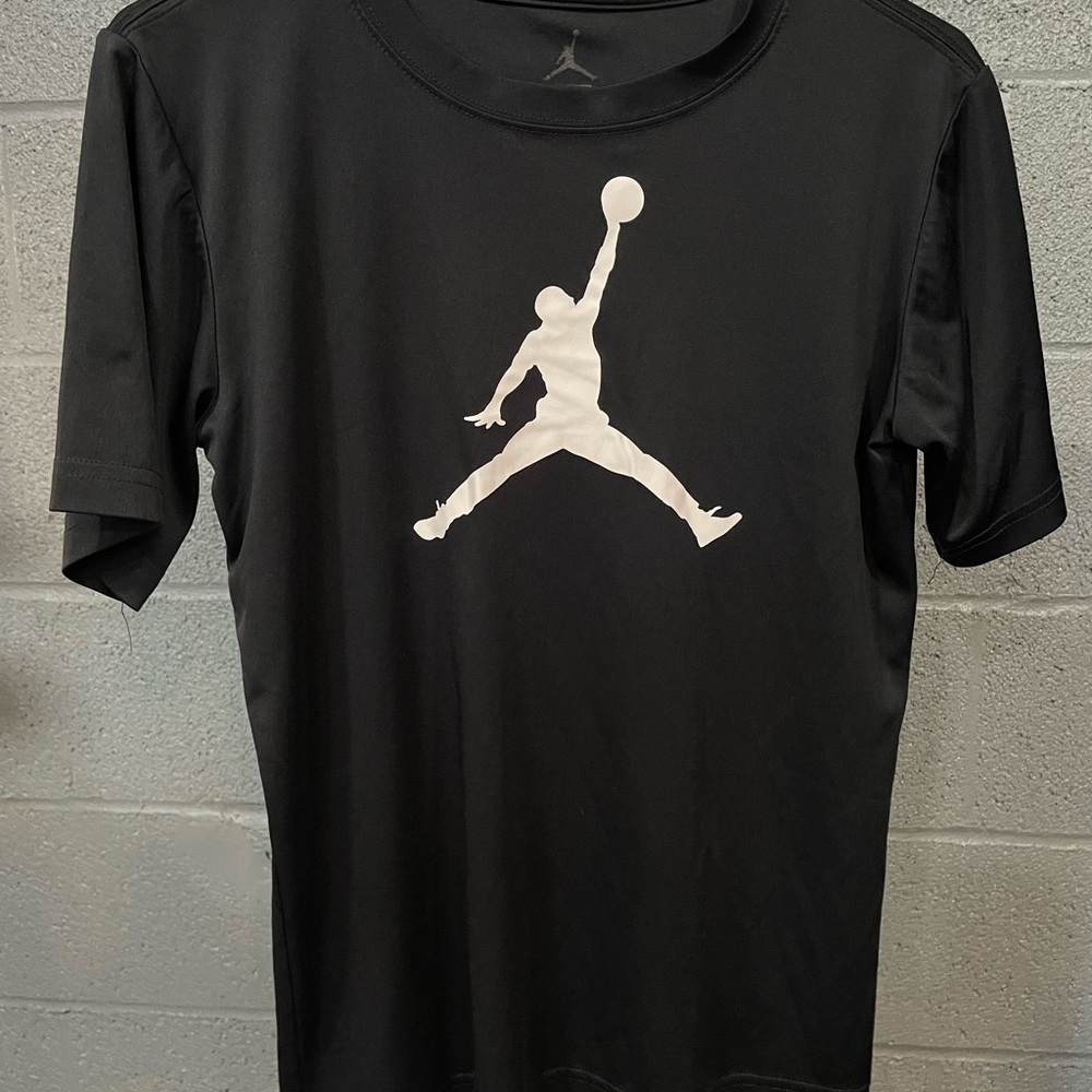 Jordan Black and White Men's Short Sleeve Tee